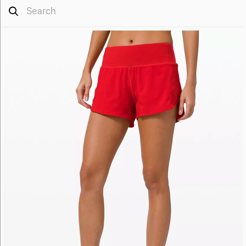 LuluLemon Speed up shorts